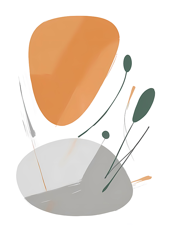 Meninis sutrikimas Plakatai abstraktus - „Tenstickers“