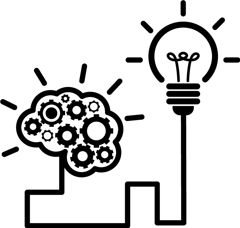 Plakatai biuras minties žemėlapio koncepcija - „Tenstickers“