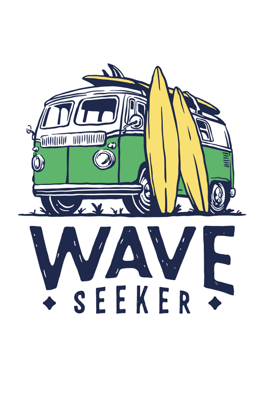 Plakatai jaunimo kambariui su jaunu surfingu - „Tenstickers“