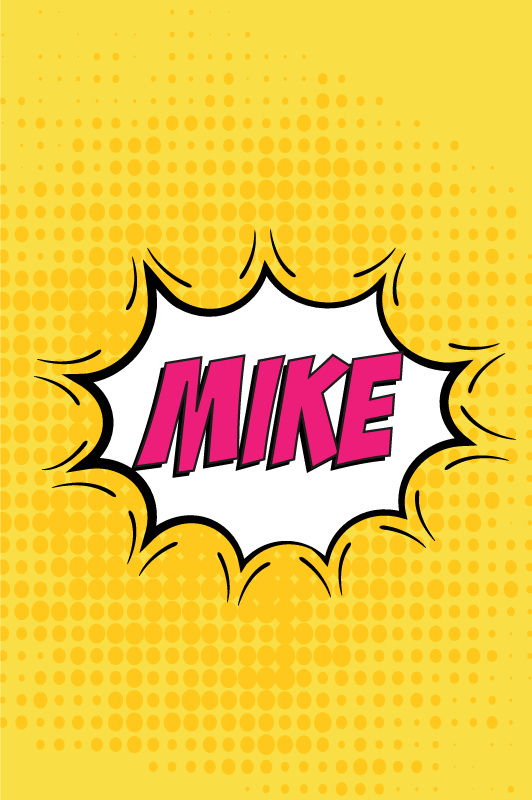 Plakatai jaunimo kambarys komiksų knygos pavadinimas - „Tenstickers“