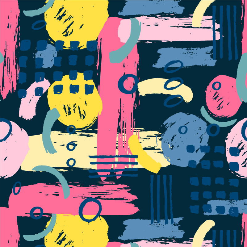 Plakatai svetainė spalvingiems abstrakčiams dizainams - „Tenstickers“