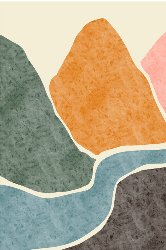 Plakatai svetainė moderni abstrakti tapyba - „Tenstickers“