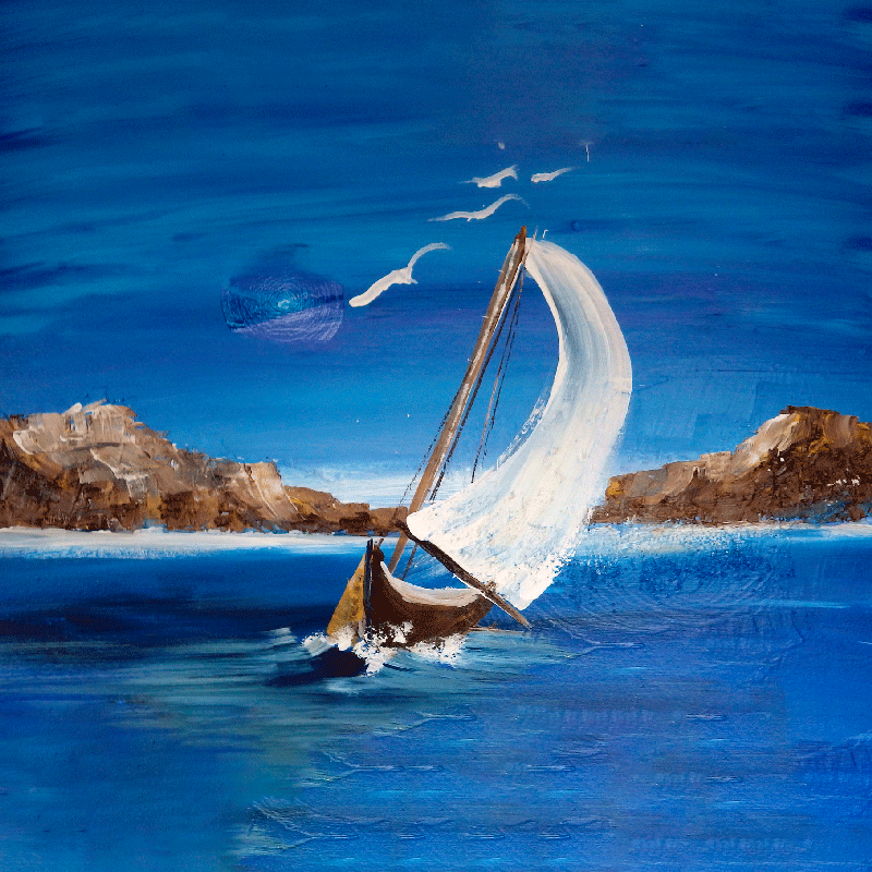 Plakatai svetainė audiniai burlaiviai - „Tenstickers“