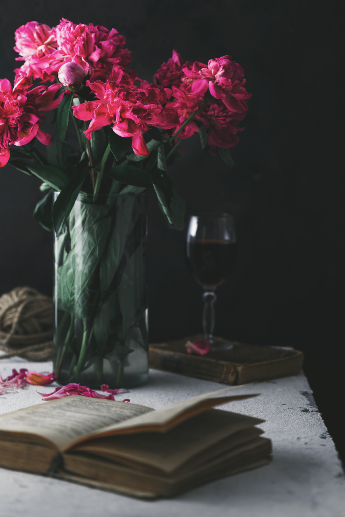 Plakatai svetainė vyno taurė ir vazos - „Tenstickers“