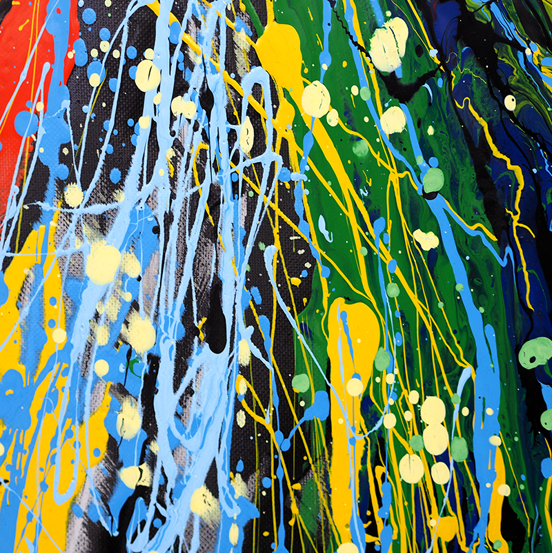 Plakatai svetainė spalvų sprogimas meno tematikos - „Tenstickers“