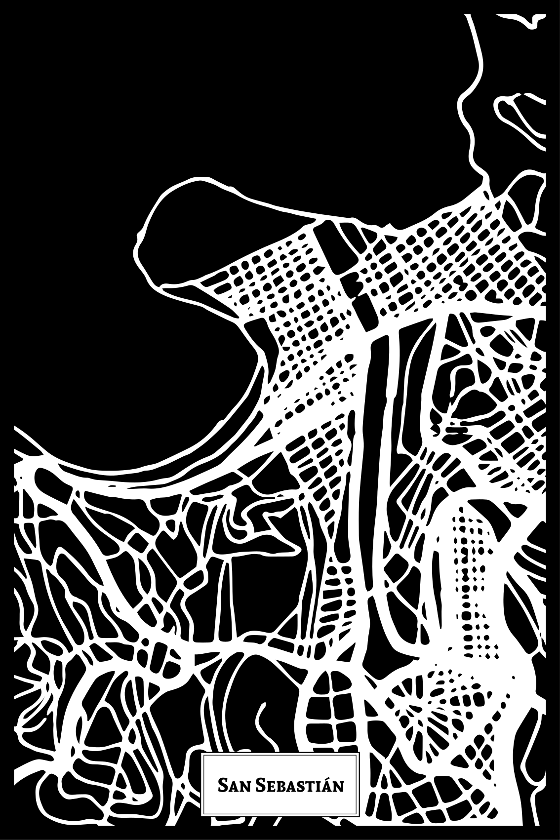 Plakatai svetainė san sebastiano topografinė mapa - „Tenstickers“