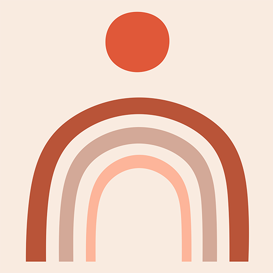 Plakatai svetainė vaivorykštės meno dekoras - „Tenstickers“