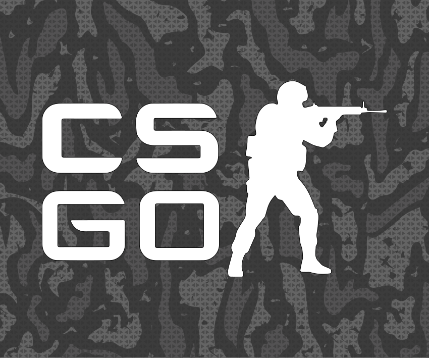 Vaizdo žaidimų plakatas cs:go dizainas - „Tenstickers“