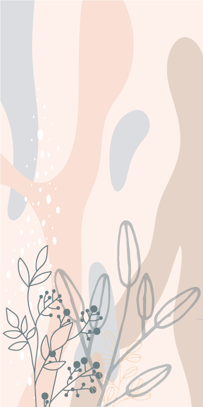 Plakatai gėlės ir augalai elegantiškos gėlių siluetai - „Tenstickers“