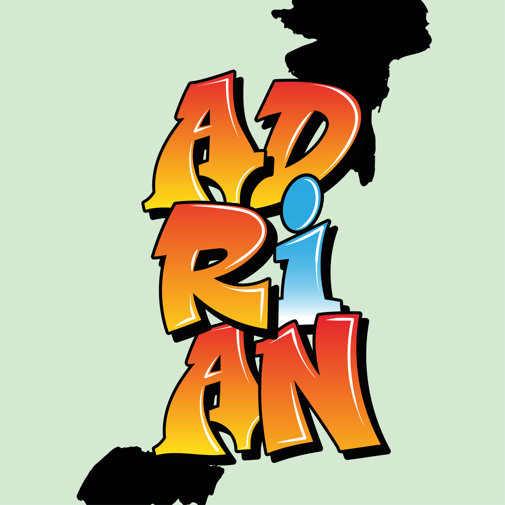 Plakatai jaunimo kambarys spalvingiems vardams - „Tenstickers“