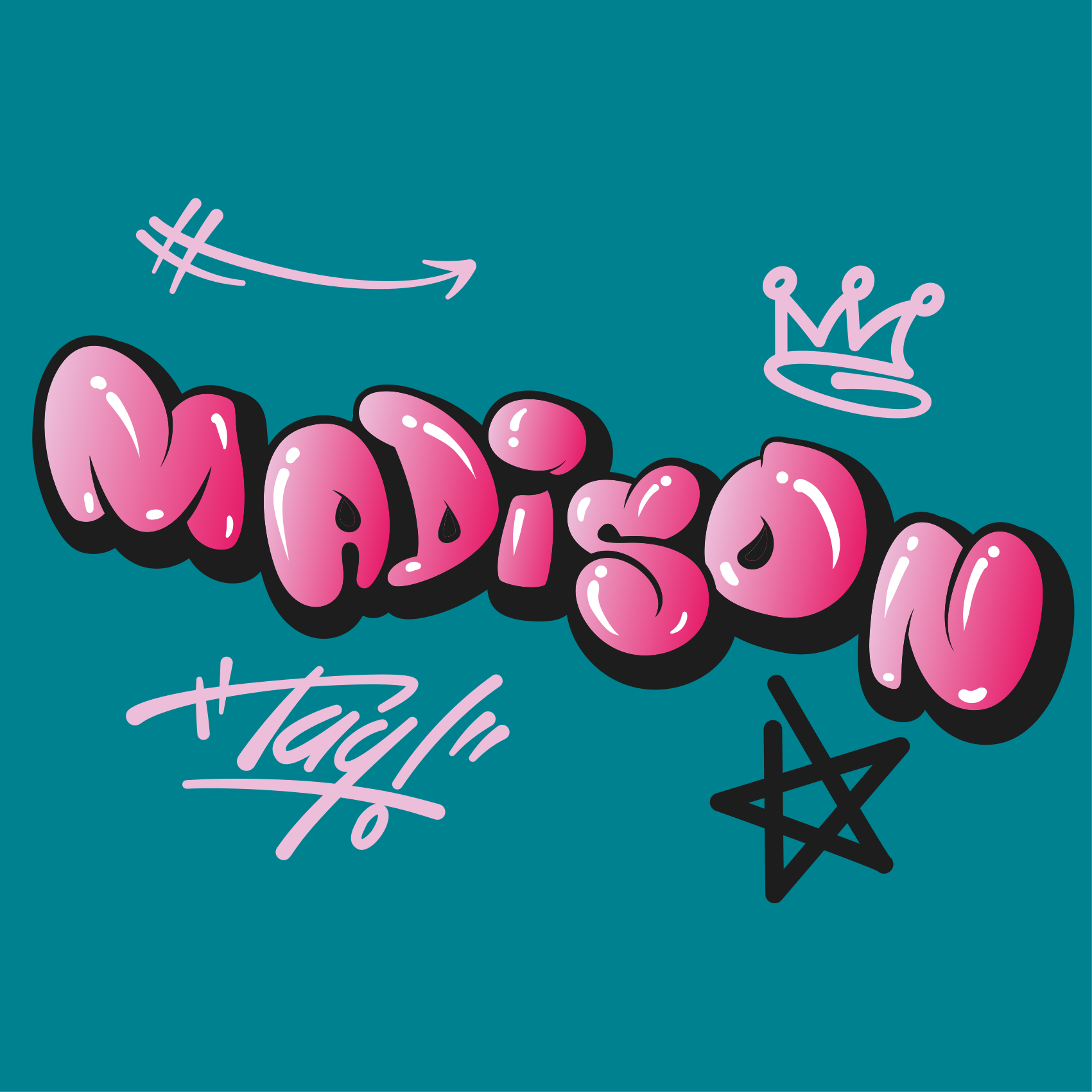 Plakatai jaunimo kambariui kūrybiško dizaino - „Tenstickers“