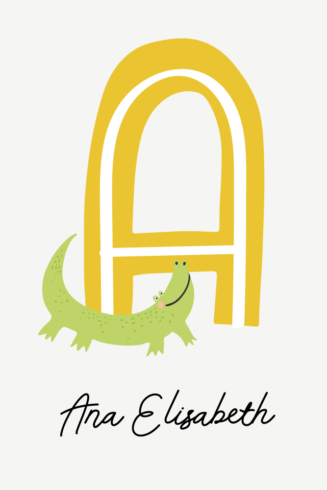 Plakatai jaunimo kambariui su krokodilu draugu - „Tenstickers“