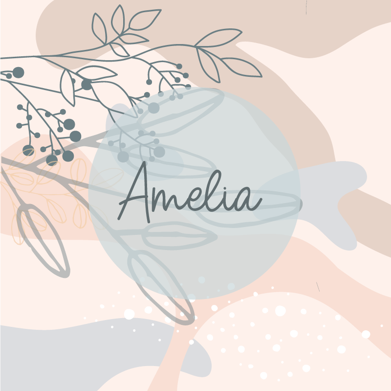 Plakatai personalizuoti amelia's - „Tenstickers“