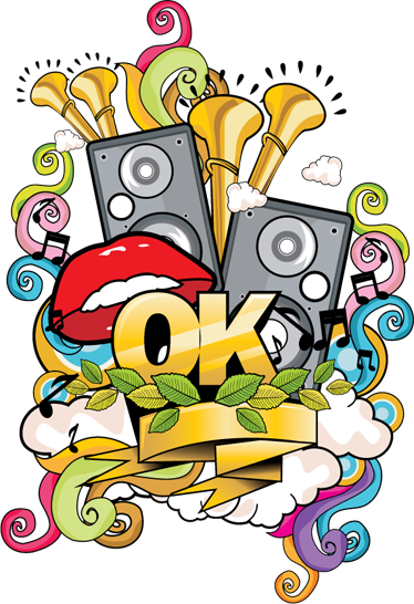 Plakatai muzika vinilo dekoratyvinis grafiti - „Tenstickers“