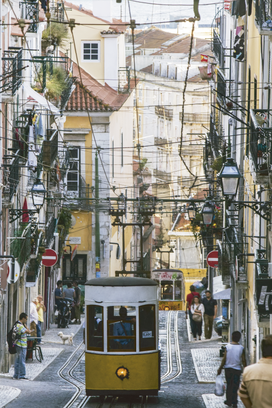 Plakatai kraštovaizdis lisabonos tramvajus - „Tenstickers“