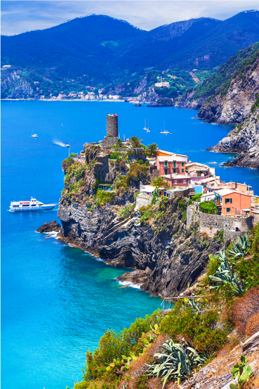 Plakatai kraštovaizdis realistiški italijos cinque terre - „Tenstickers“
