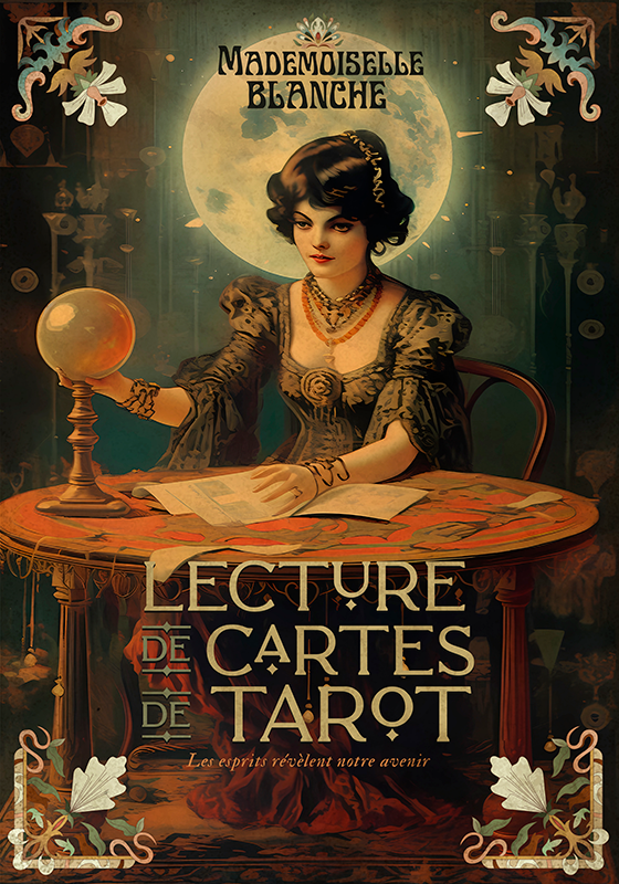 Plakatai vintažinis tarot skaitymas - „Tenstickers“
