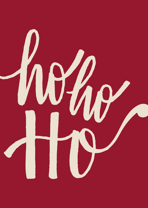 Plakatai kalėdos ho ho ho - „Tenstickers“