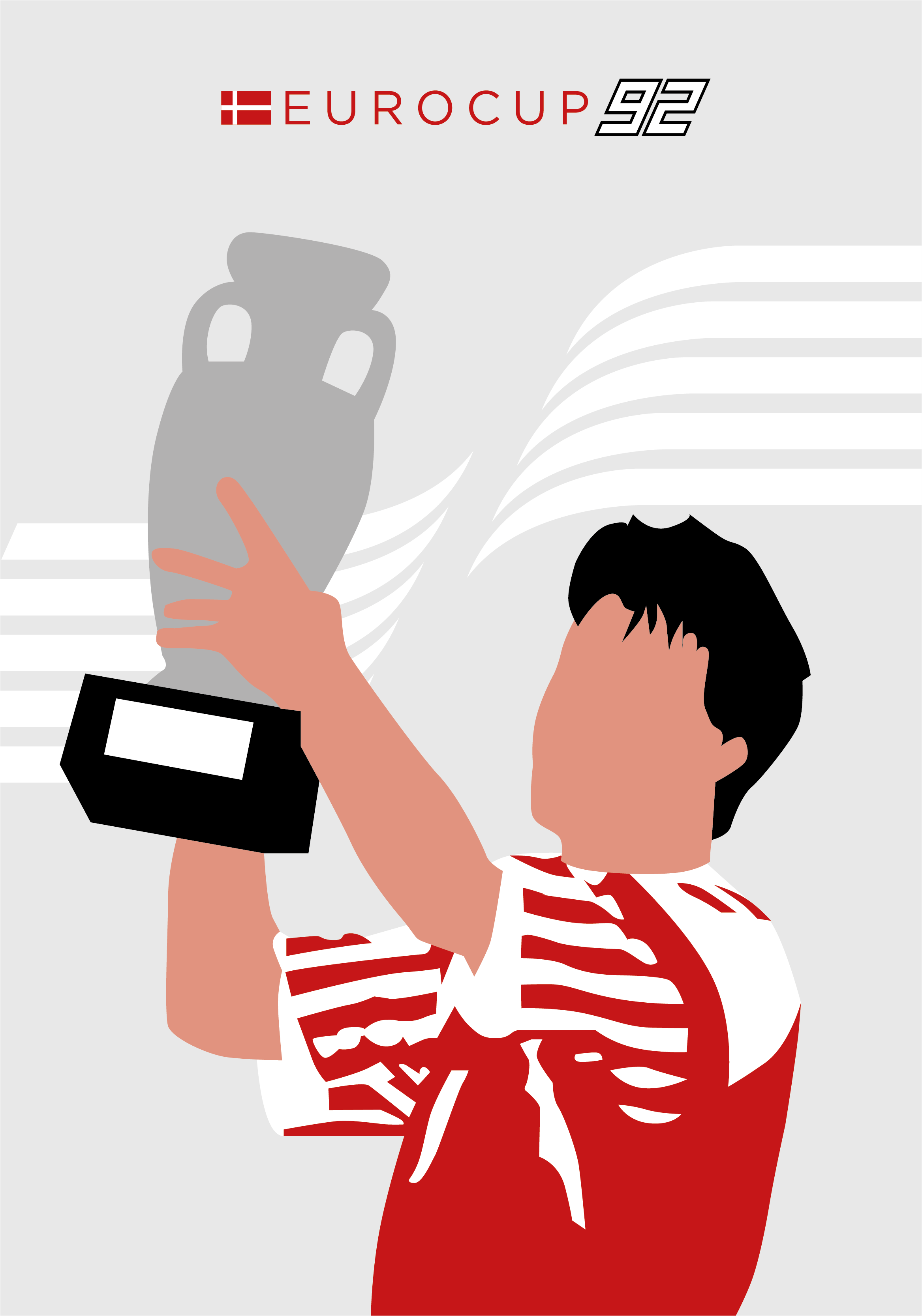 Plakatai futbolas europos taurė 92 - „Tenstickers“