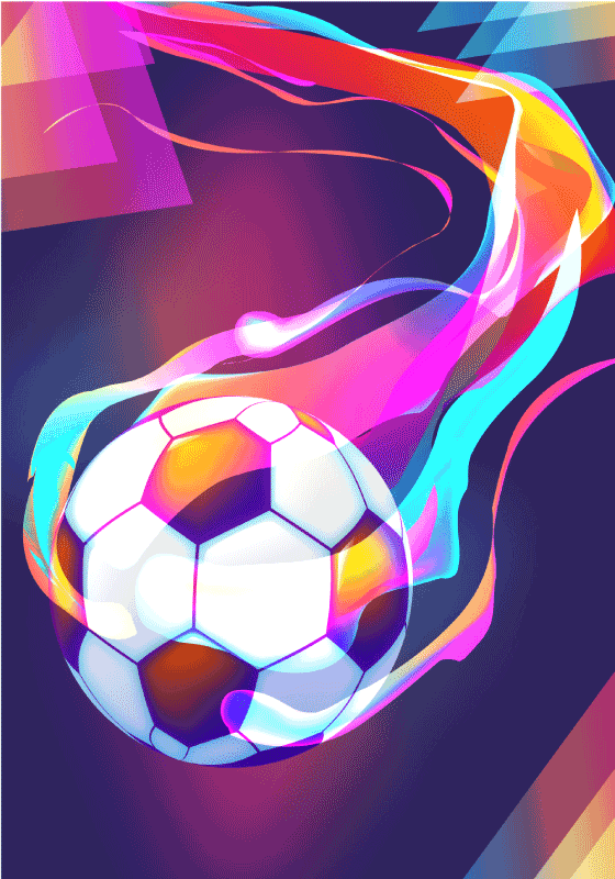 Plakatai futbolas kamuolys - „Tenstickers“