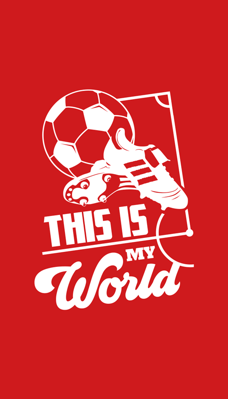 Plakatai futbolas tai mano pasaulis - „Tenstickers“