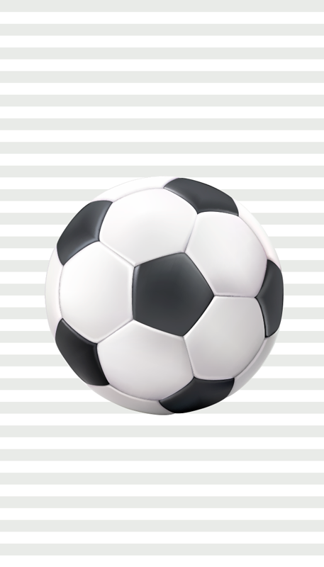 Plakatai futbolas juoda ir balta kamuolys - „Tenstickers“