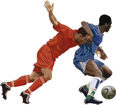 Plakatai futbolas vinilo dekoratyviniai žaidėjai - „Tenstickers“