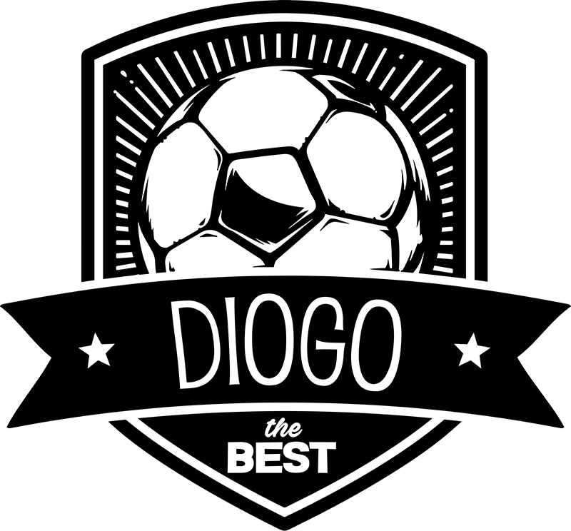 Plakatai futbolas personalizuotas futbolo emblemų - „Tenstickers“