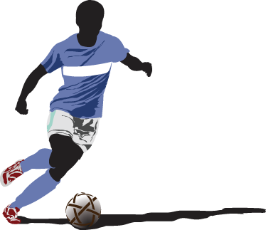 Plakatai futbolas vinilo dekoratyvinis futbolininkas - „Tenstickers“