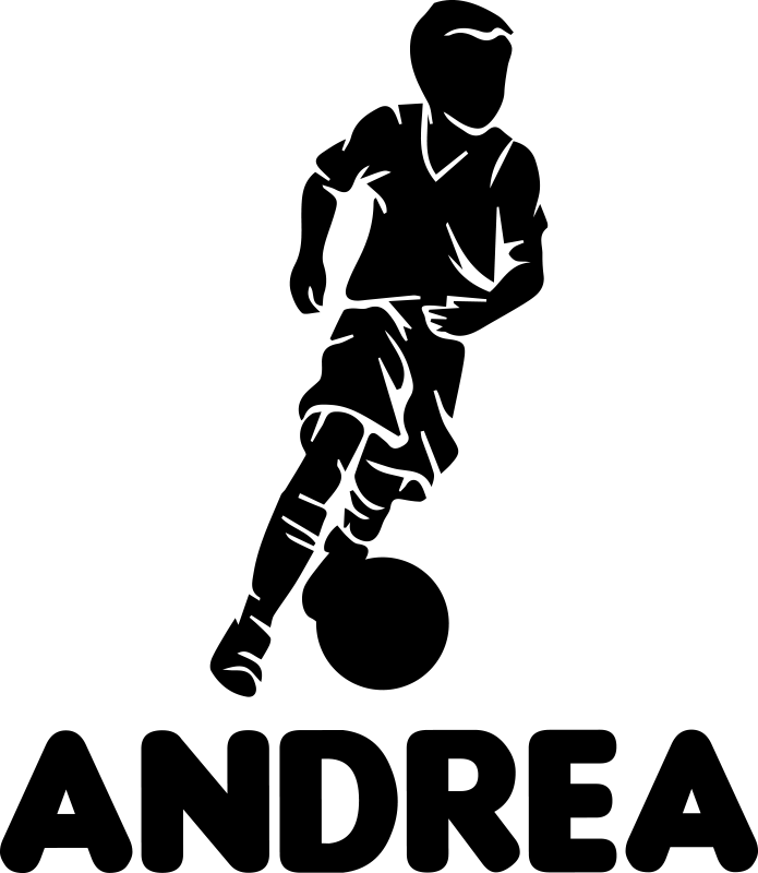 Plakatai futbolas vaikų žaidėjas - „Tenstickers“