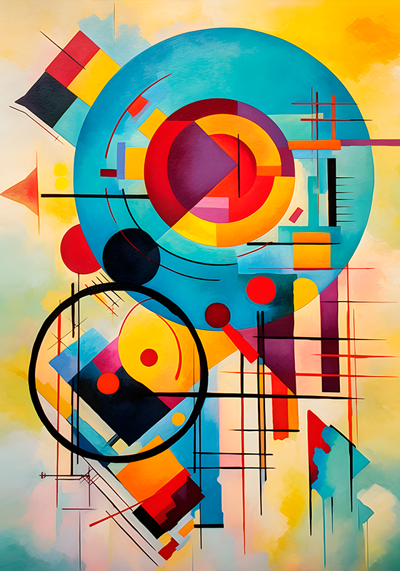 Abstraktus ekspresionizmas Plakatai menas - „Tenstickers“