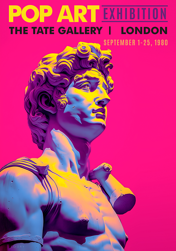 Pop meno paroda Plakatai svetainė - „Tenstickers“