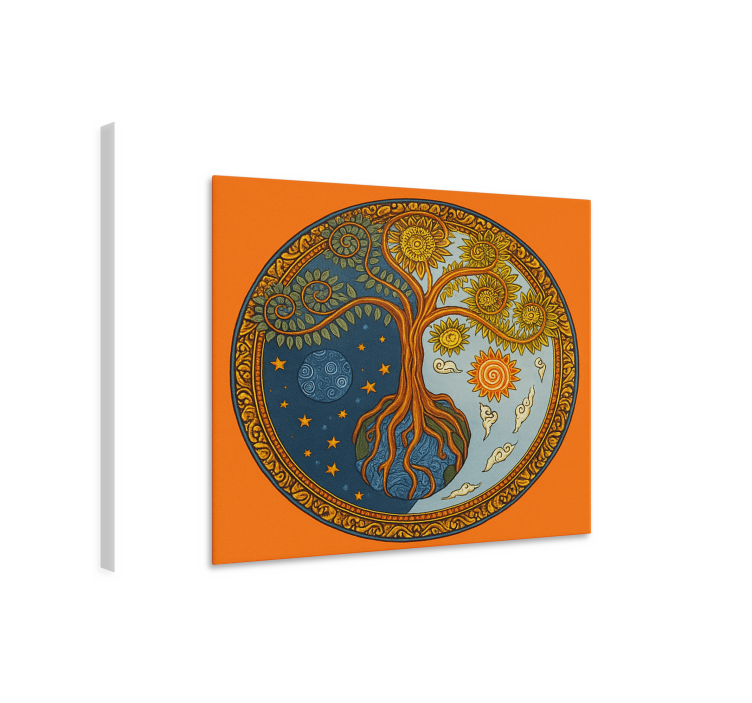 Dvasinis gyvenimo medis Drobė svetainė - „Tenstickers“