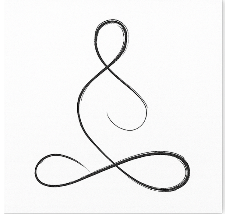 Kvėpavimo jogos dizainas Drobė sportas - „Tenstickers“