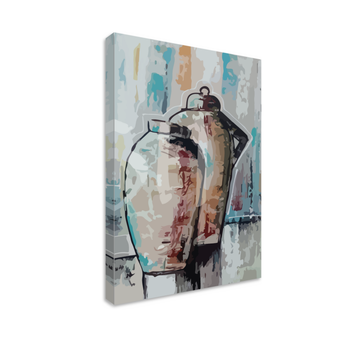 Drobė puošyba vintage moliniai vazos - „Tenstickers“