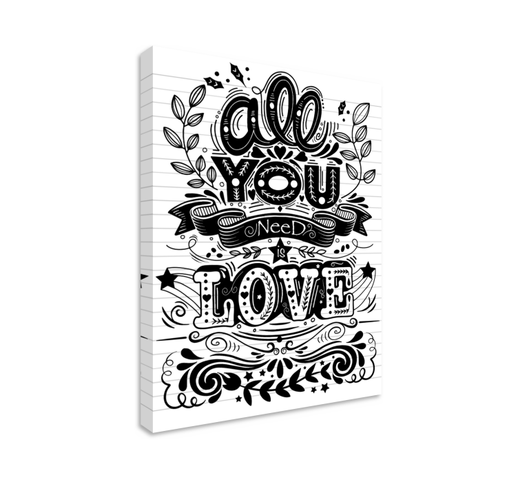 Drobė citatos viskas, ko tau reikia - „Tenstickers“