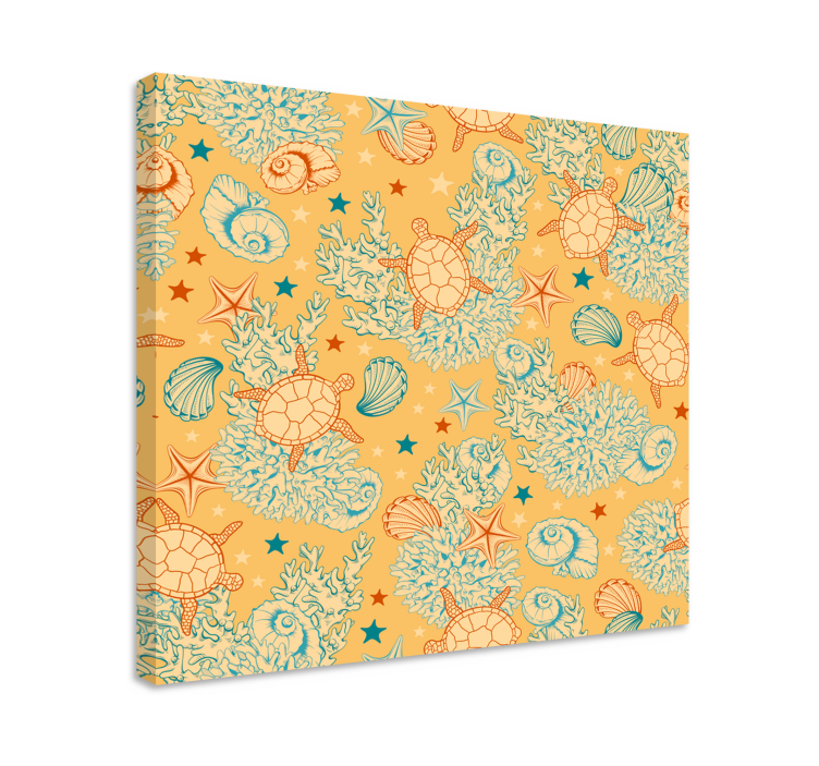 Drobė jūrinis vėžlių raštas - „Tenstickers“