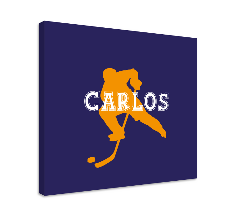 Personalizuota ledo ritulio oranžinė drobė - „Tenstickers“