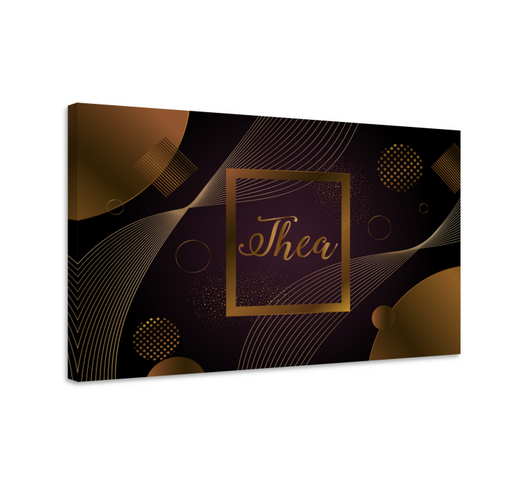 Drobė gėlės ir augalai elegantiškame rate - „Tenstickers“