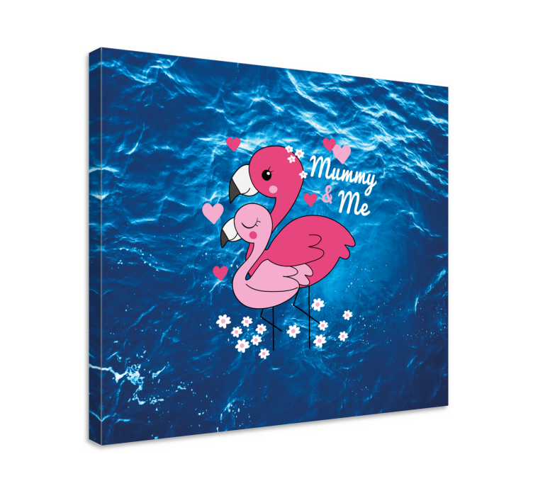 Drobė gyvunais meilės paukščiai - „Tenstickers“