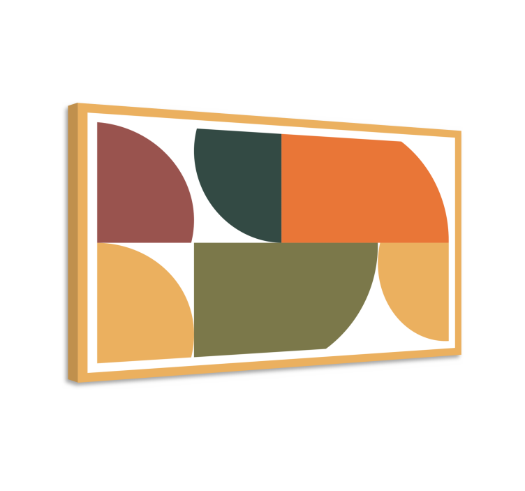 Modernus paveikslai ant drobės geometrinė kompozicija - „Tenstickers“