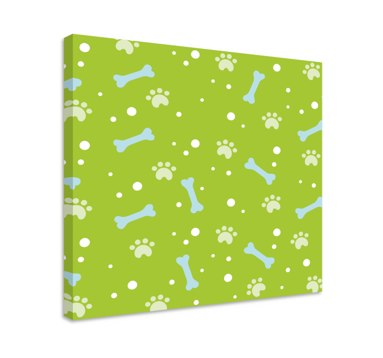 Drobė šunys su pėdų atspaudų raštu - „Tenstickers“