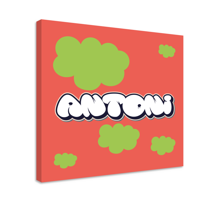 Drobė abc ir raidės žaismingu šriftu - „Tenstickers“