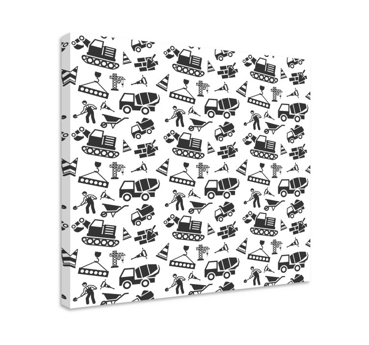 Drobė statybvietės ikonoms - „Tenstickers“