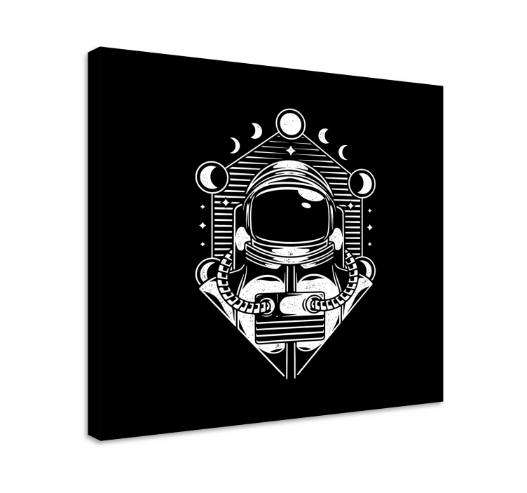 Drobė žaidimų stalas astronauto mėnulio fazės - „Tenstickers“