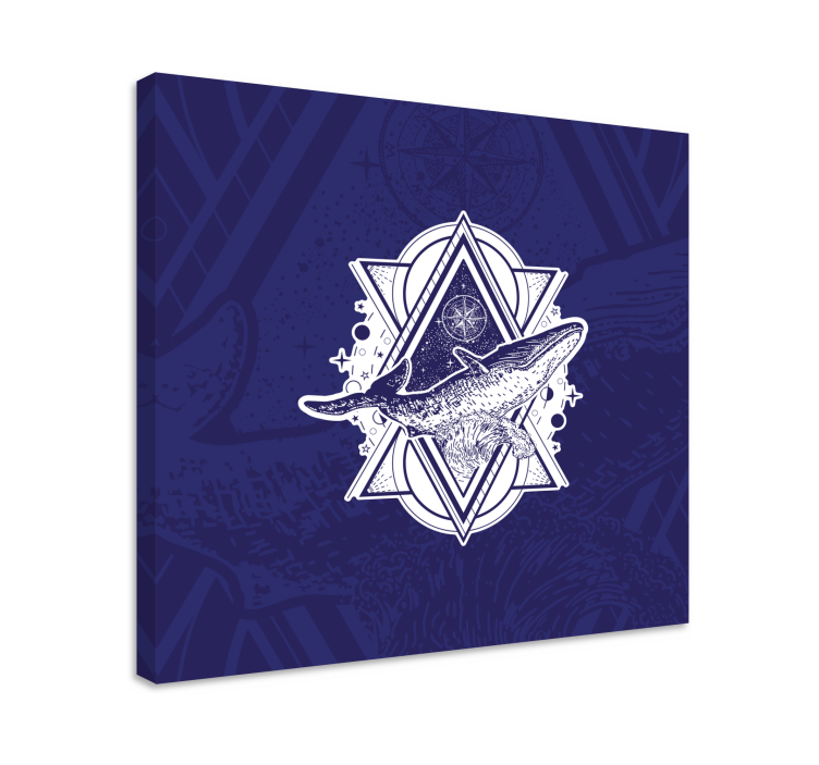 Drobė jūrinis banginio astralinis dizainas - „Tenstickers“