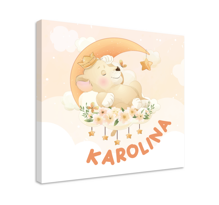 Mieguistas lokys sapnuoja Drobė darželis - „Tenstickers“