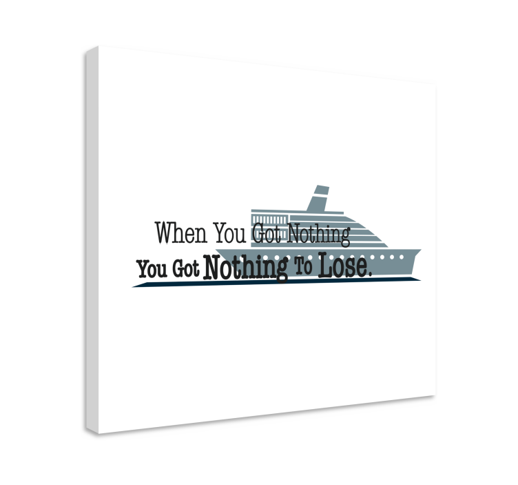 Titaniko filmo motyvacinė citata drobė - „Tenstickers“