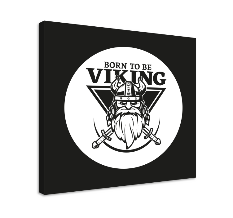 Vikingų kario emblema Drobė personažai - „Tenstickers“