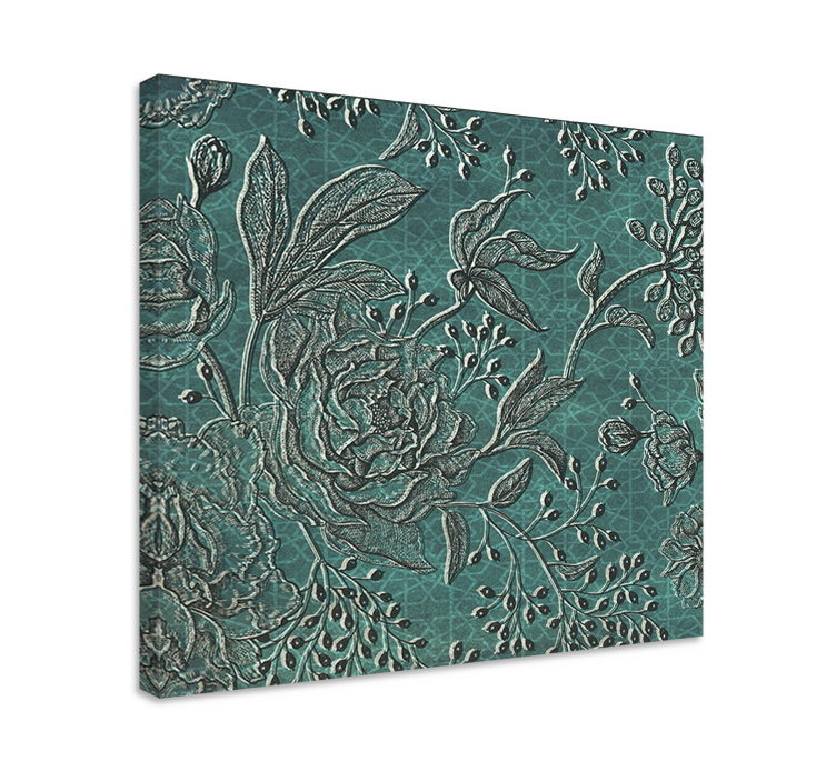 Drobė gėlės ir augalai elegantiška botaninė kompozicija - „Tenstickers“